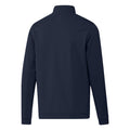 Collegiate Navy - Back - Adidas Mens Elevated Quarter Zip Sweatshirt
