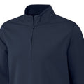 Collegiate Navy - Side - Adidas Mens Elevated Quarter Zip Sweatshirt