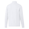 White - Back - Adidas Mens Elevated Quarter Zip Sweatshirt