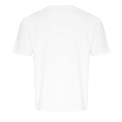 White - Back - Ecologie Unisex Adult Arrow Heavy Oversized T-Shirt