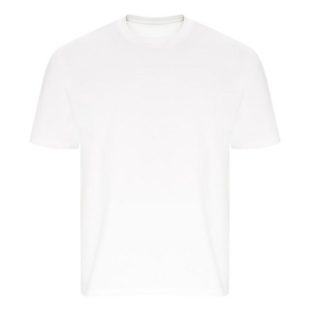 White - Front - Ecologie Unisex Adult Arrow Heavy Oversized T-Shirt