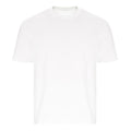 White - Front - Ecologie Unisex Adult Arrow Heavy Oversized T-Shirt