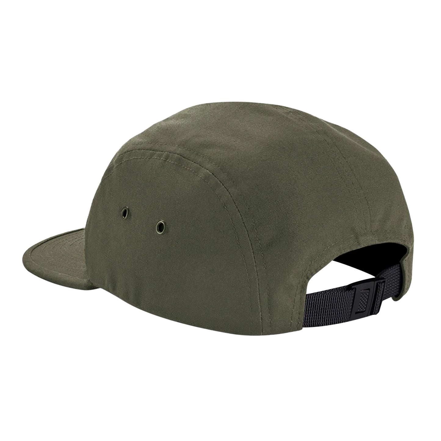 Olive Green - Back - Beechfield 5 Panel Canvas Cap