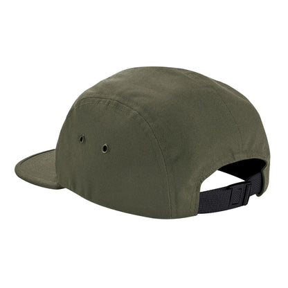 Olive Green - Back - Beechfield 5 Panel Canvas Cap