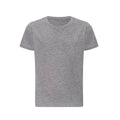 Heather Grey - Front - Awdis Childrens-Kids Just Ts The 100 T-Shirt