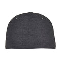 Blue-Charcoal Melange - Back - Yupoong Unisex Adult Flexfit Delta Trucker Cap