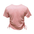 Light Pink - Back - TriDri Womens-Ladies Ruched Crop Top