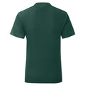 Forest Green - Back - Fruit of the Loom Girls Iconic T-Shirt