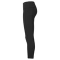 Black - Side - TriDri Womens-Ladies Recycled 7-8 Leggings