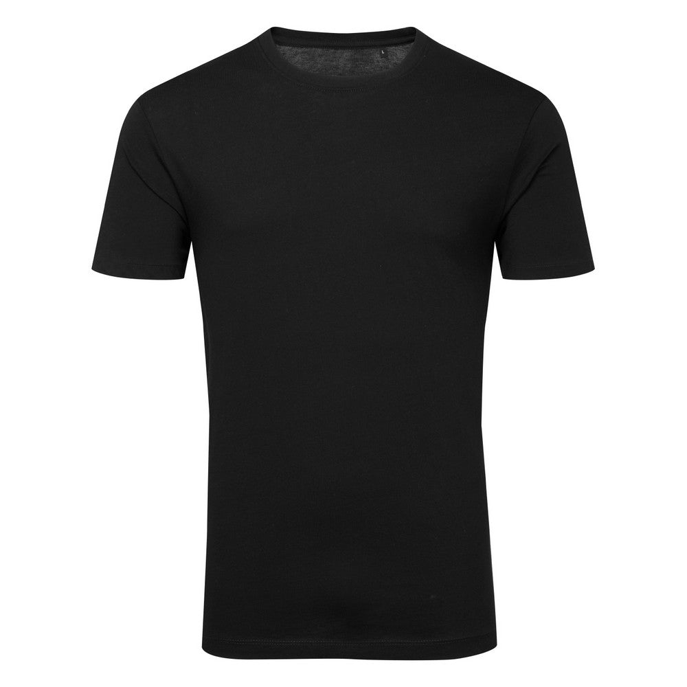 Black - Front - TriDri Unisex Adult Organic T-Shirt