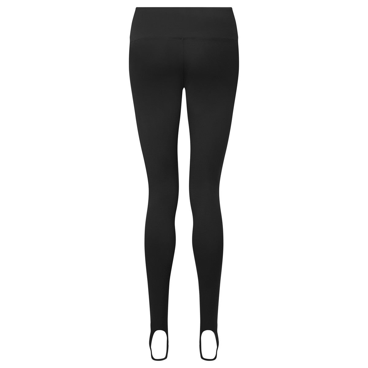 Black - Back - TriDri Womens-Ladies Recycled Stirrup Dance Tights