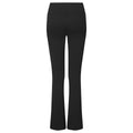 Black - Back - TriDri Womens-Ladies Recycled Flared Leggings