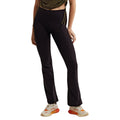 Black - Lifestyle - TriDri Womens-Ladies Recycled Flared Leggings