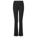 Black - Front - TriDri Womens-Ladies Recycled Flared Leggings