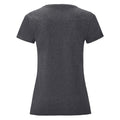 Dark Heather Grey - Back - Fruit of the Loom Womens-Ladies Iconic T-Shirt