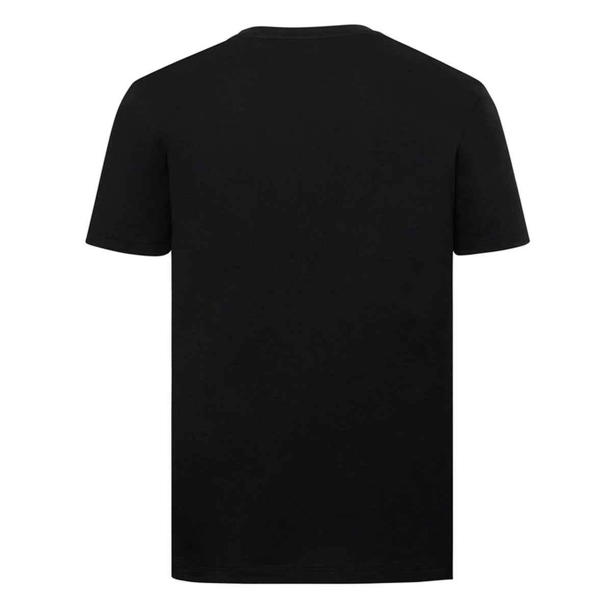 Black - Back - Russell Mens Organic T-Shirt