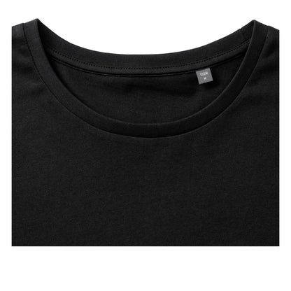 Black - Side - Russell Mens Organic T-Shirt