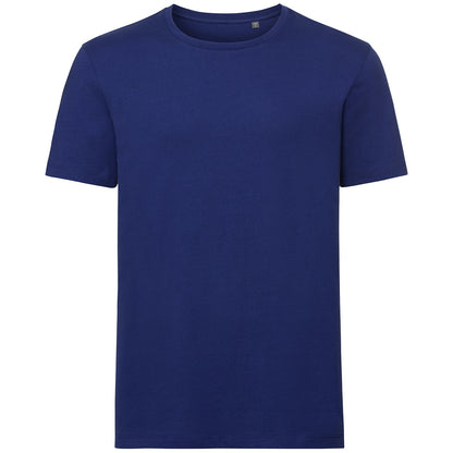 Bright Royal - Front - Russell Mens Organic T-Shirt