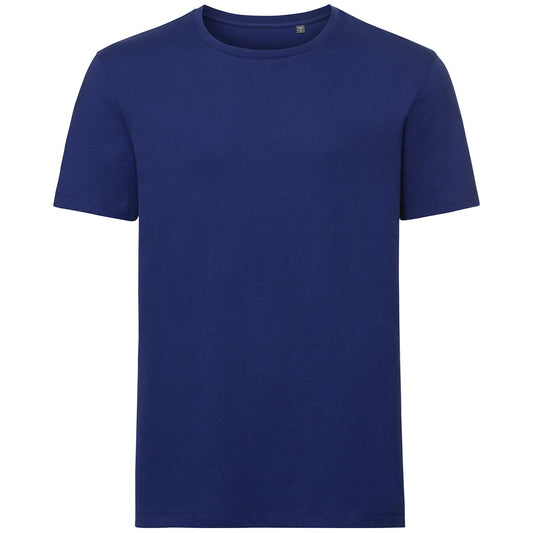 Bright Royal - Front - Russell Mens Organic T-Shirt