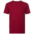 Classic Red - Front - Russell Mens Organic T-Shirt