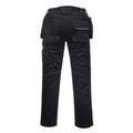 Black - Back - Portwest Unisex Adult Padded Work Trousers