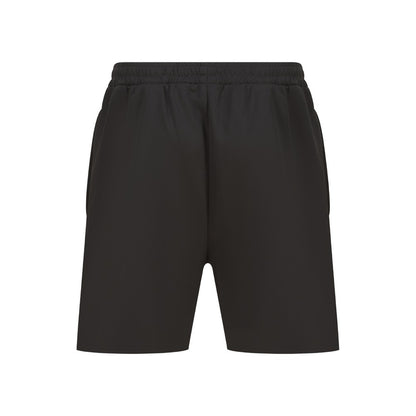 Black - Back - Finden & Hales Childrens-Kids Knitted Sweat Shorts