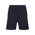 Navy - Front - Finden & Hales Childrens-Kids Knitted Sweat Shorts