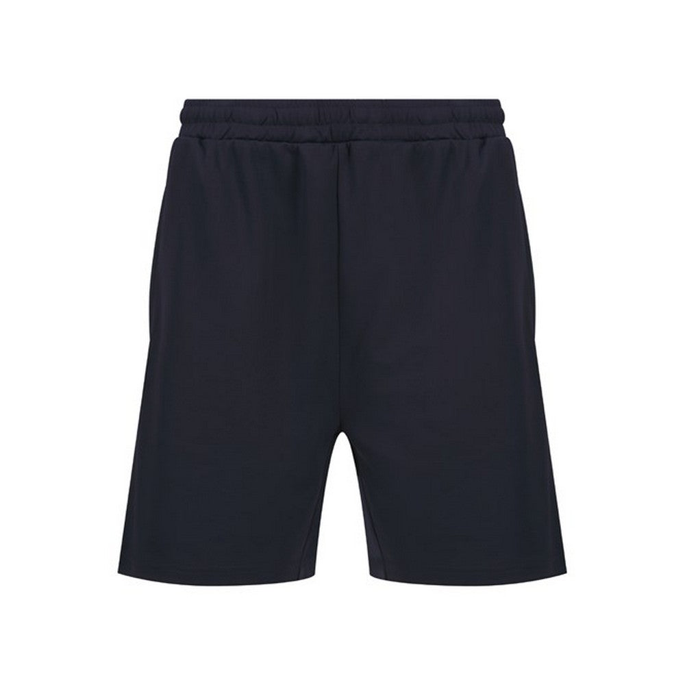 Navy - Front - Finden & Hales Childrens-Kids Knitted Sweat Shorts