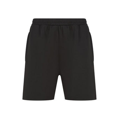 Black - Front - Finden & Hales Childrens-Kids Knitted Sweat Shorts