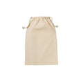 Natural - Front - Nutshell Recycled Cotton Drawstring Bag