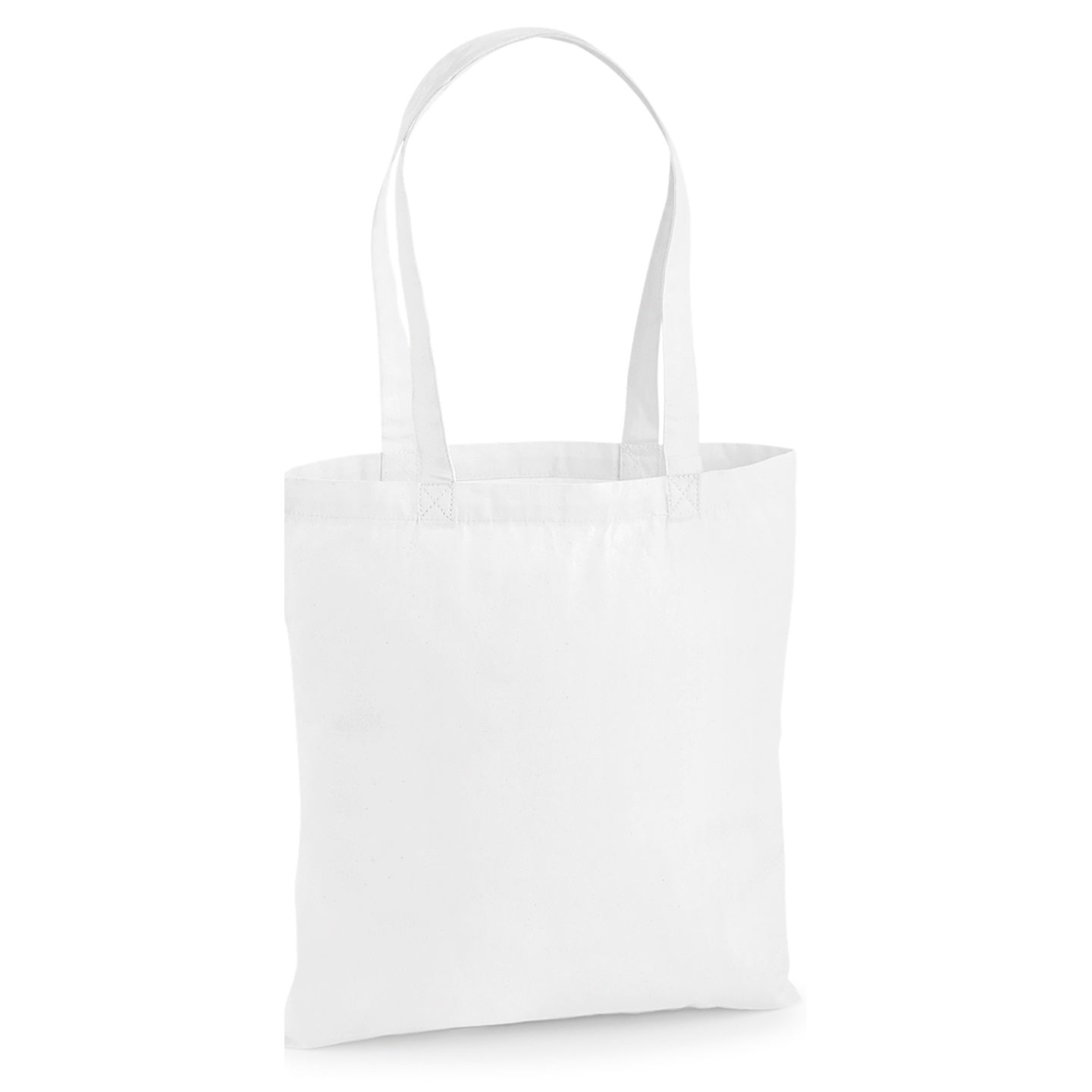 White - Front - Westford Mill Premium Cotton Tote Bag