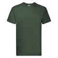Bottle Green - Front - Fruit of the Loom Mens Super Premium T-Shirt