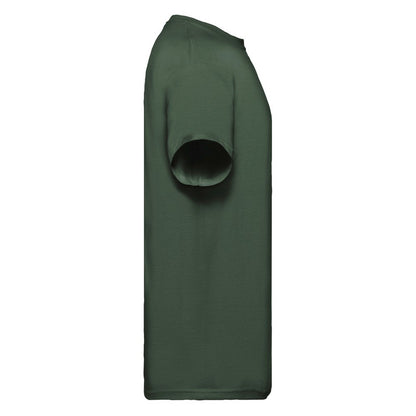 Bottle Green - Side - Fruit Of The Loom Mens Super Premium T-Shirt