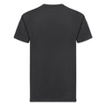 Black - Back - Fruit of the Loom Mens Super Premium T-Shirt