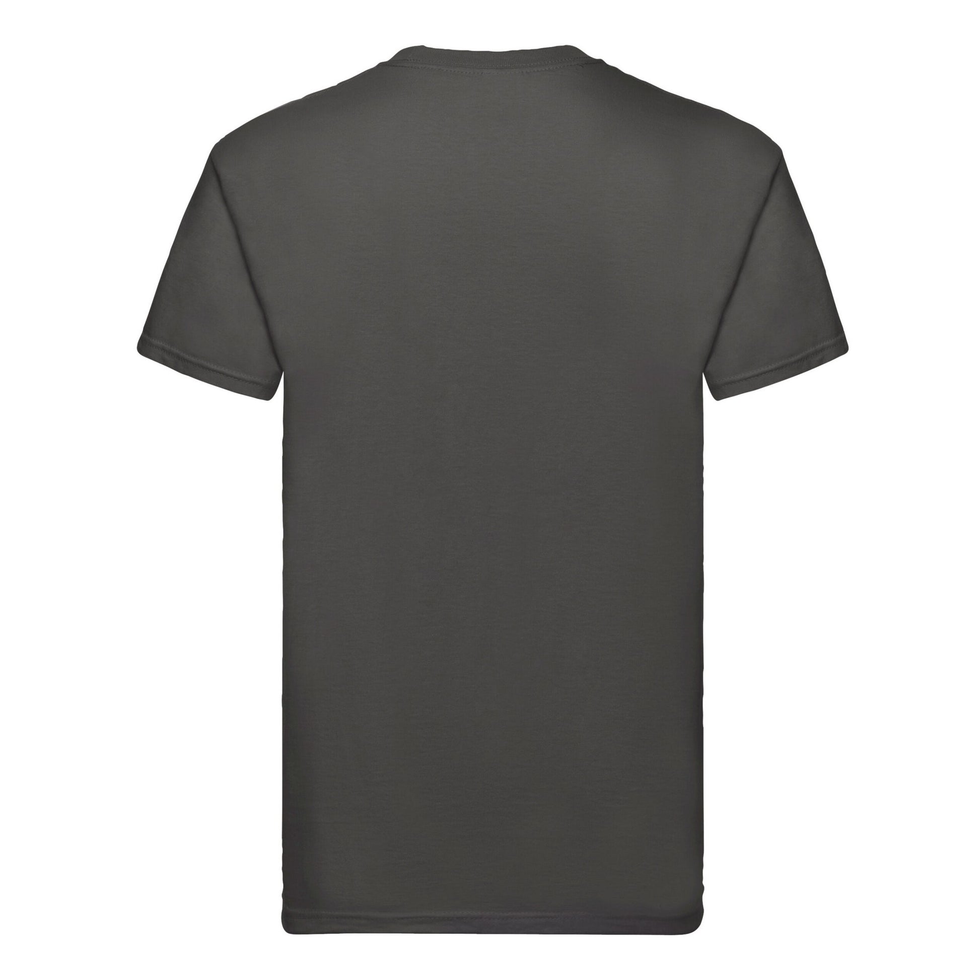 Light Graphite - Back - Fruit of the Loom Mens Super Premium T-Shirt