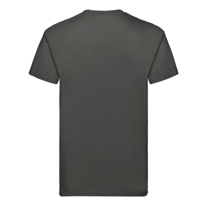 Light Graphite - Back - Fruit of the Loom Mens Super Premium T-Shirt