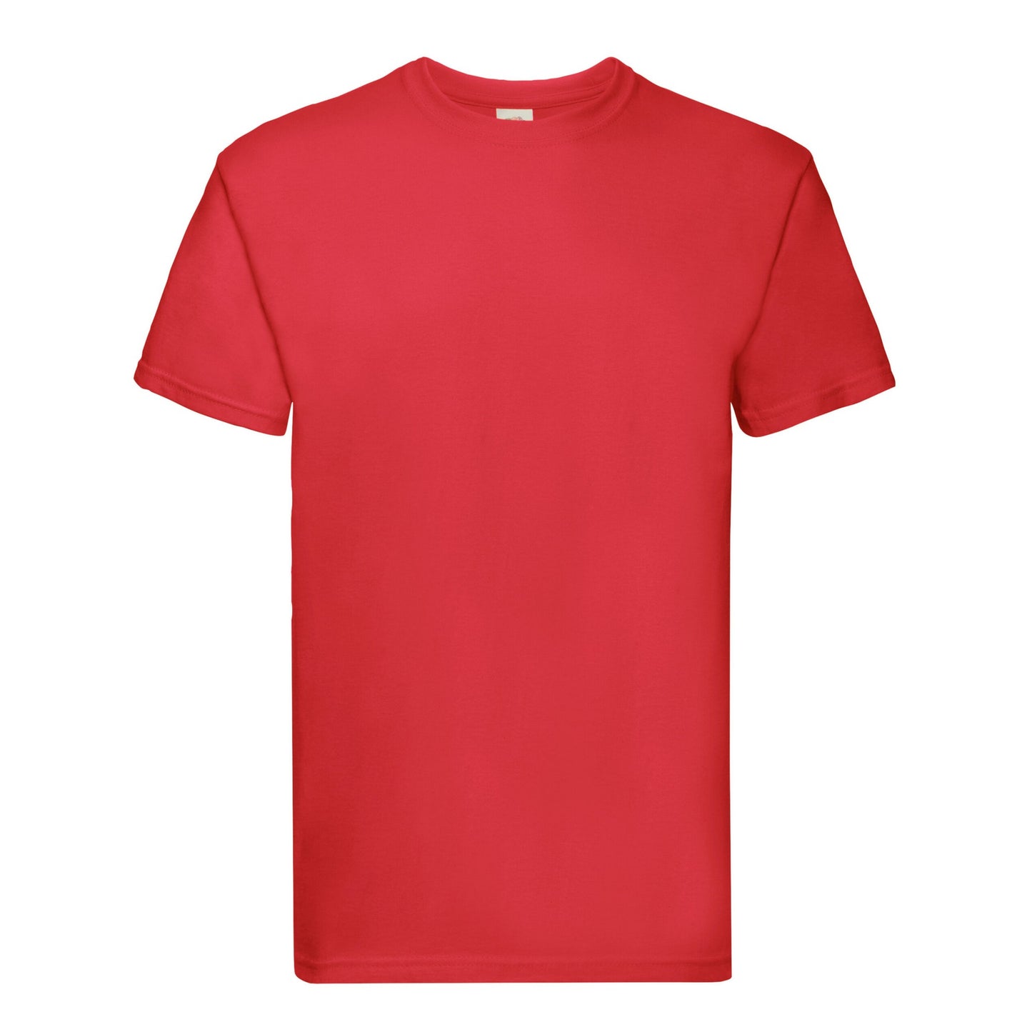 Red - Front - Fruit of the Loom Mens Super Premium T-Shirt