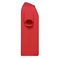 Red - Side - Fruit of the Loom Mens Super Premium T-Shirt