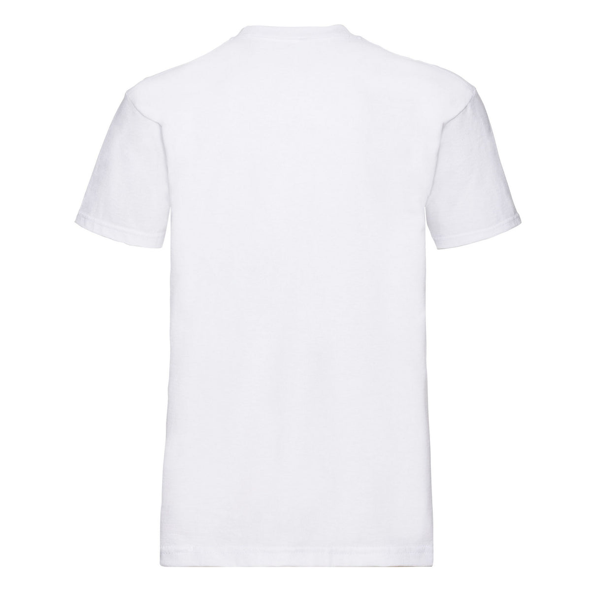 White - Back - Fruit Of The Loom Mens Super Premium T-Shirt