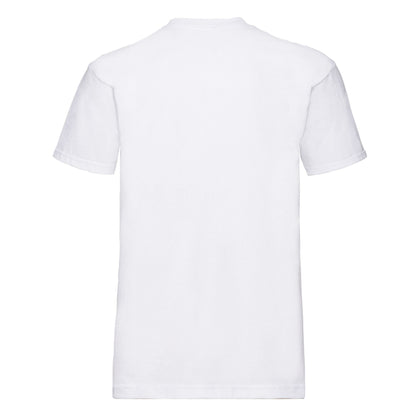 White - Back - Fruit Of The Loom Mens Super Premium T-Shirt