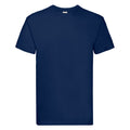 Navy - Front - Fruit of the Loom Mens Super Premium T-Shirt