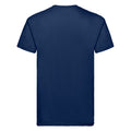 Navy - Back - Fruit of the Loom Mens Super Premium T-Shirt