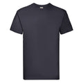 Deep Navy - Front - Fruit of the Loom Mens Super Premium T-Shirt