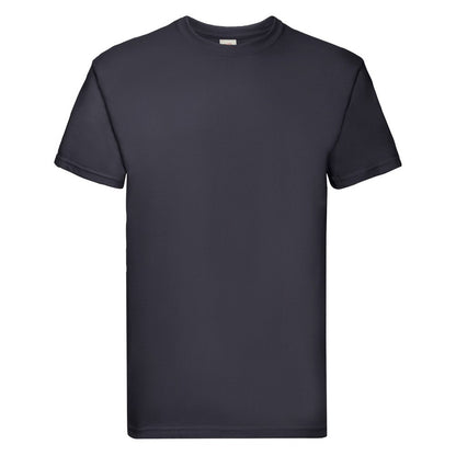 Deep Navy - Front - Fruit Of The Loom Mens Super Premium T-Shirt