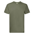 Classic Olive - Front - Fruit of the Loom Mens Super Premium T-Shirt