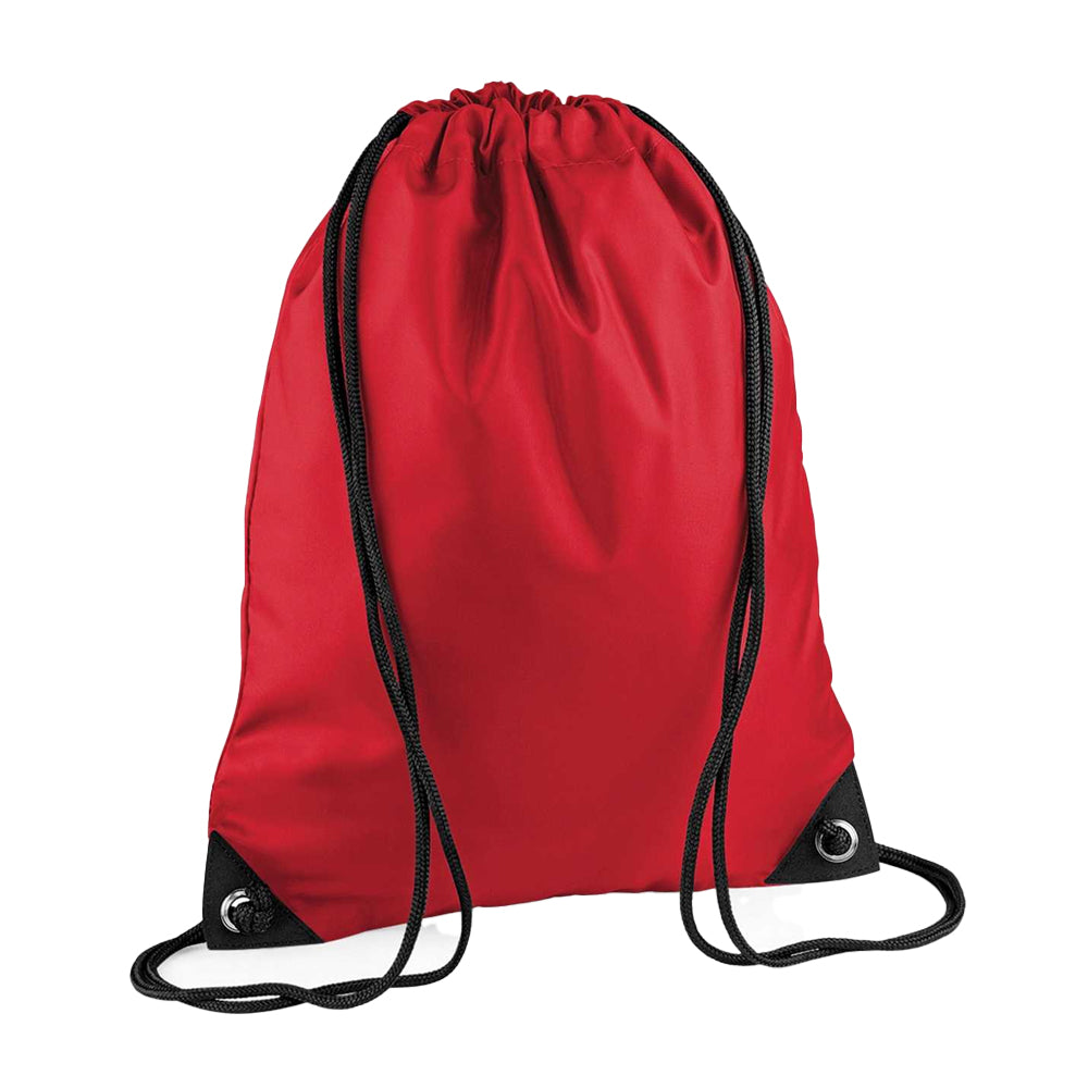 Classic Red - Front - Bagbase Premium Drawstring Bag