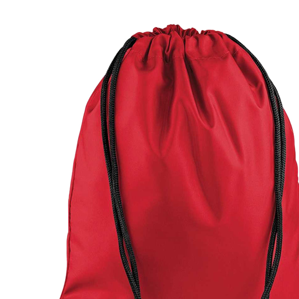 Classic Red - Back - Bagbase Premium Drawstring Bag