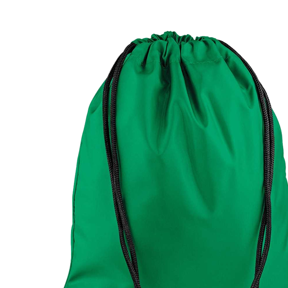 Kelly Green - Back - Bagbase Premium Drawstring Bag