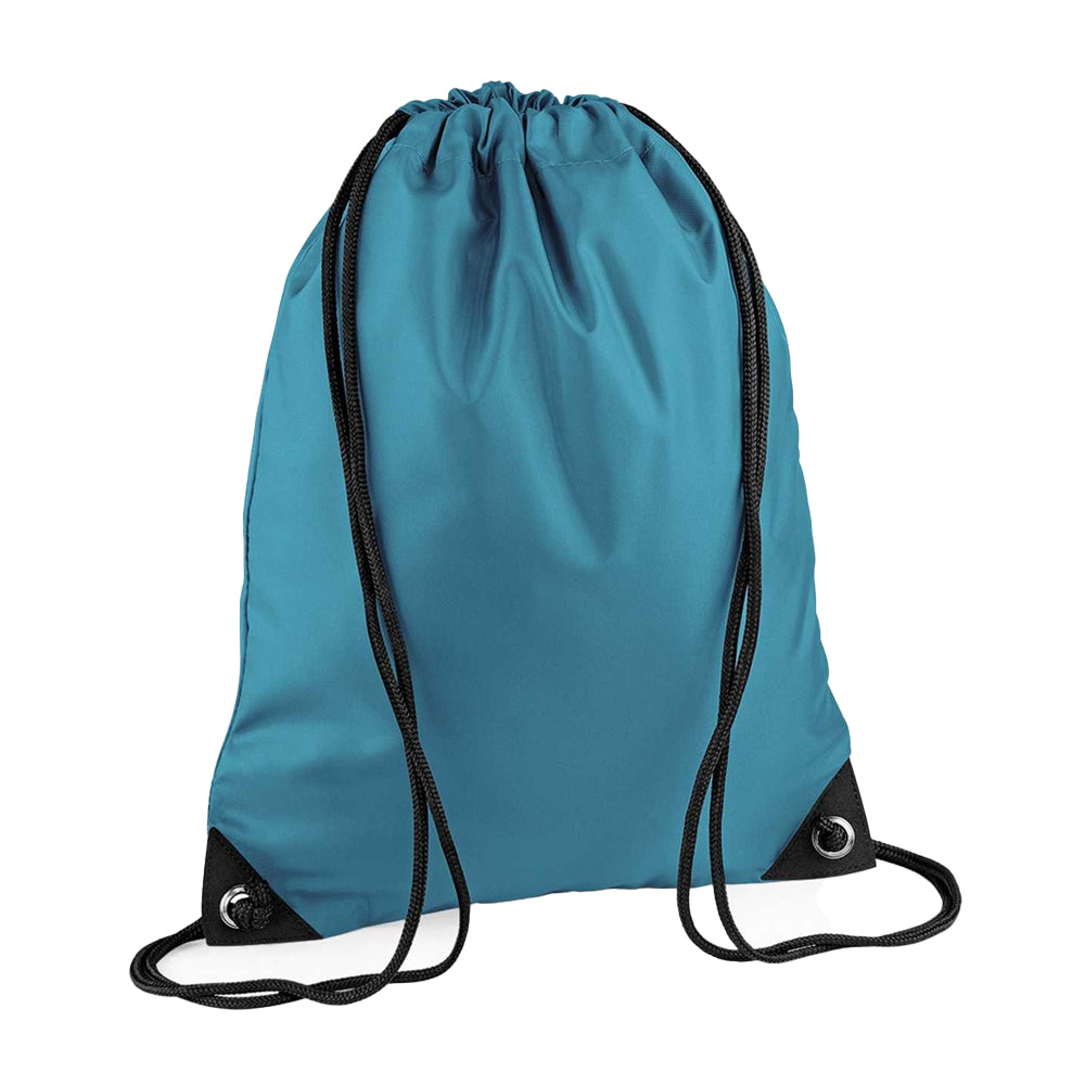 Ocean Blue - Front - Bagbase Premium Drawstring Bag