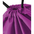 Magenta - Back - Bagbase Premium Drawstring Bag